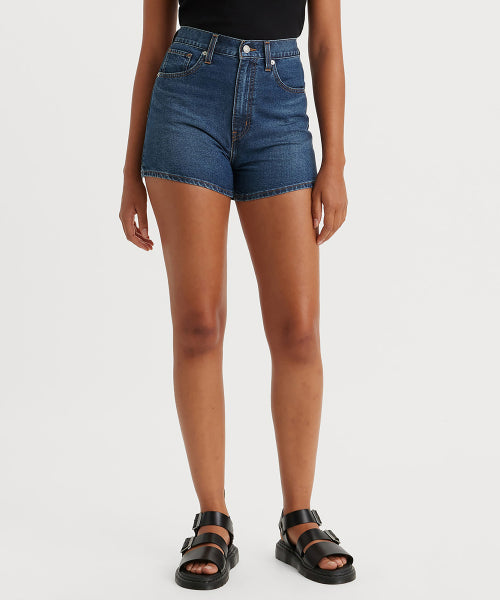 Cool Places To Go high-waisted mom shorts