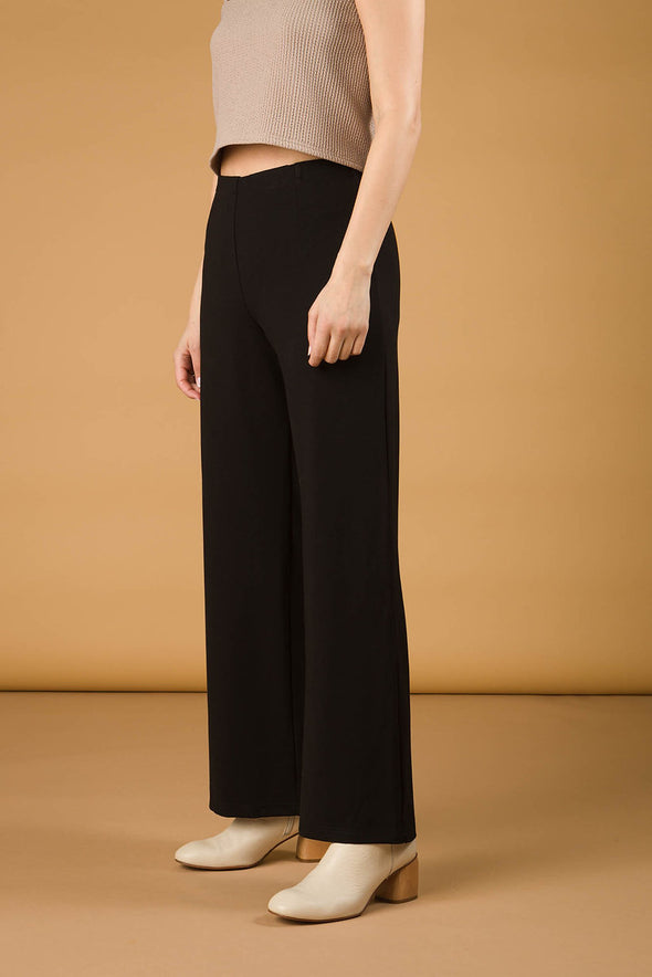 Pantalon flare noir