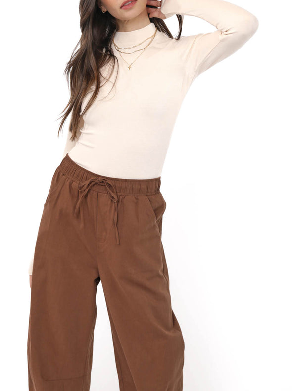 Ronan Mock Neck crème