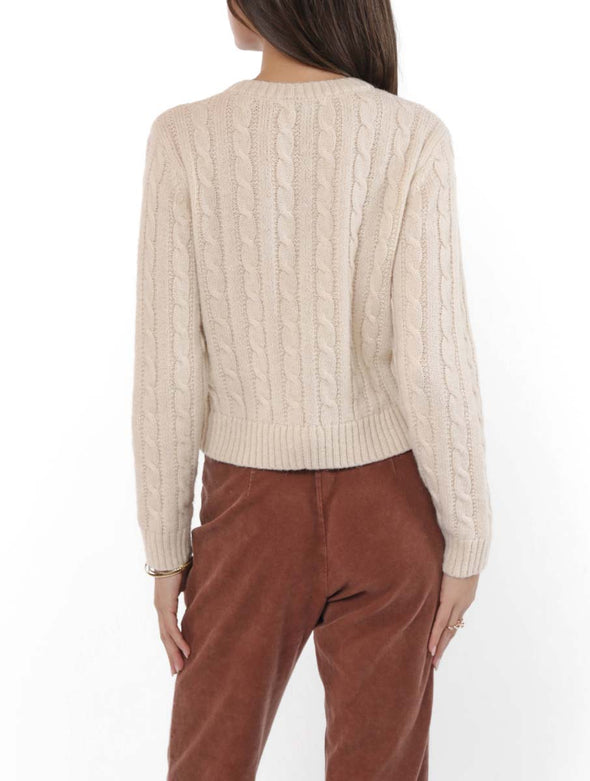 Pull Lulu Daisy Crème