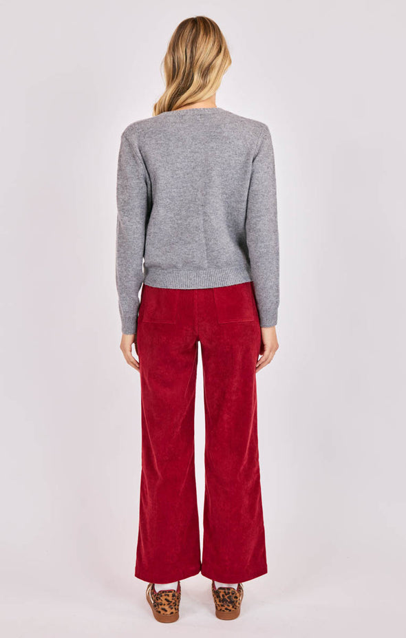 Cardigan Leighton Heart Button