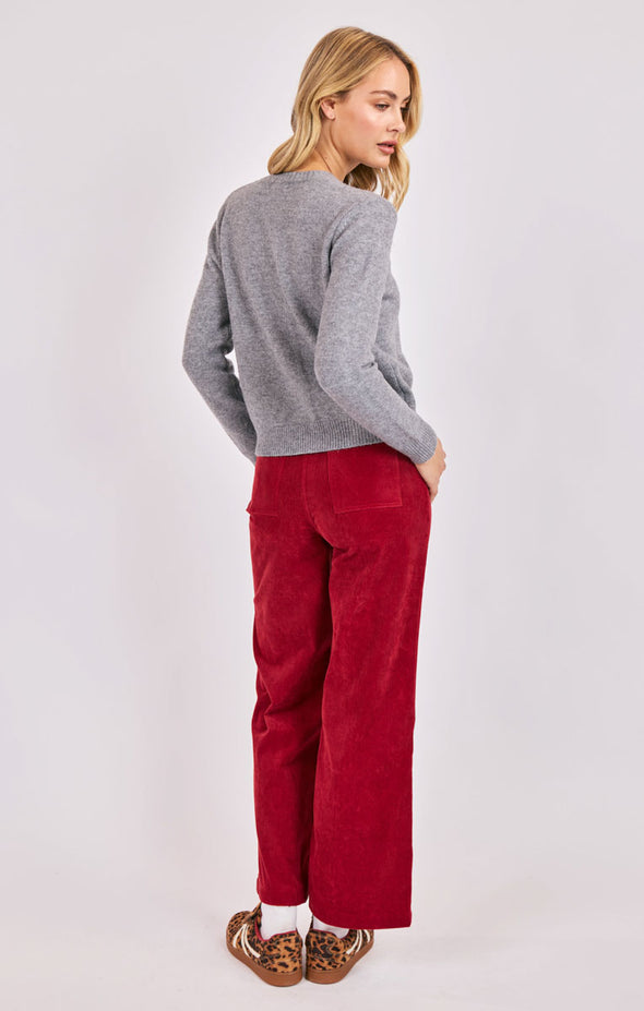 Cardigan Leighton Heart Button