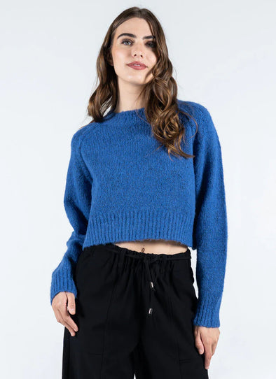 Tricot crop Cobalt