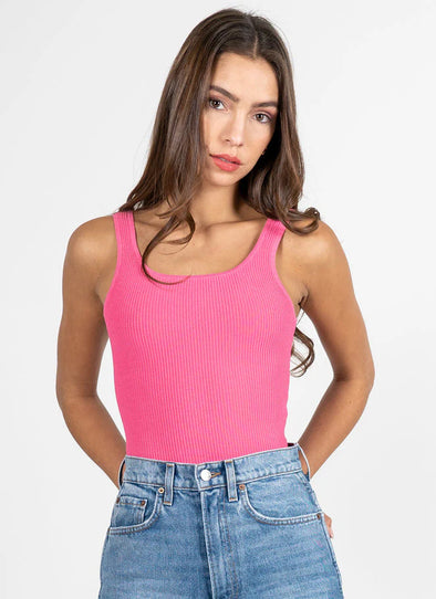 Ottoman rib tank (4 couleurs)