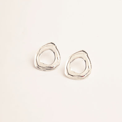 Boucles d'oreilles lave argent 925