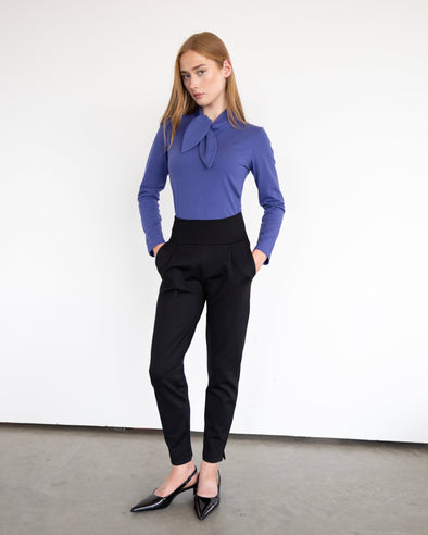 Top boucle Mackenzie violet