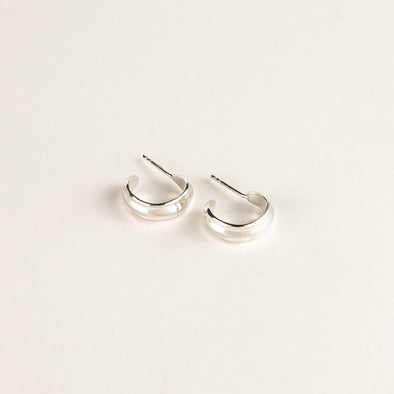 Boucles d'oreilles mini hoops Ria argent 925