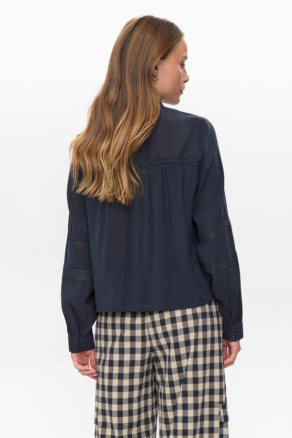 Nurika dark sapphire shirt