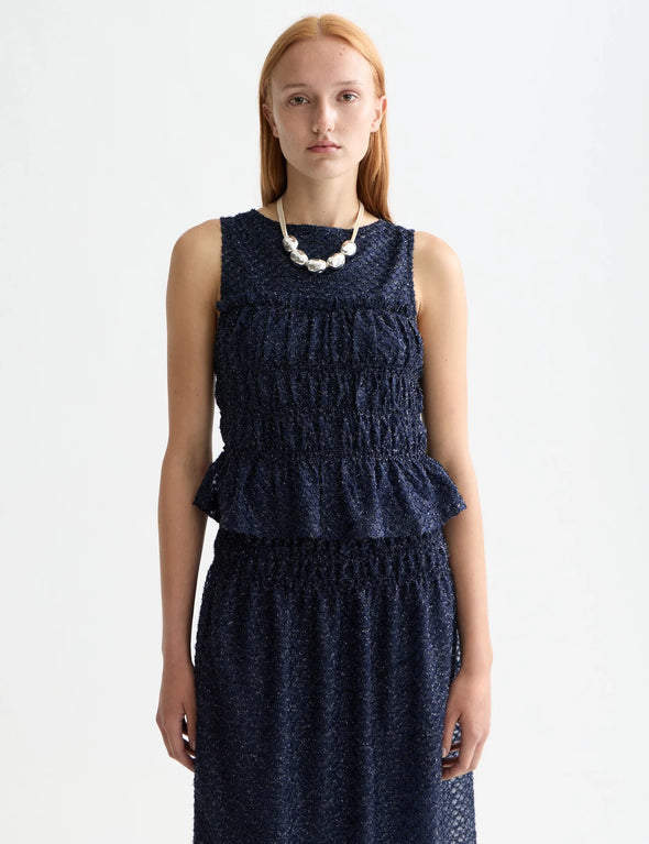 Débardeur à smocks