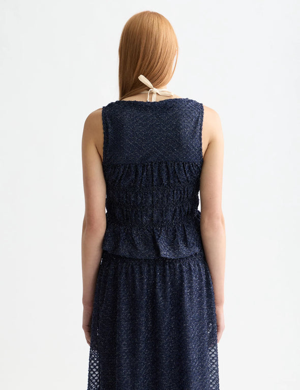 Débardeur à smocks