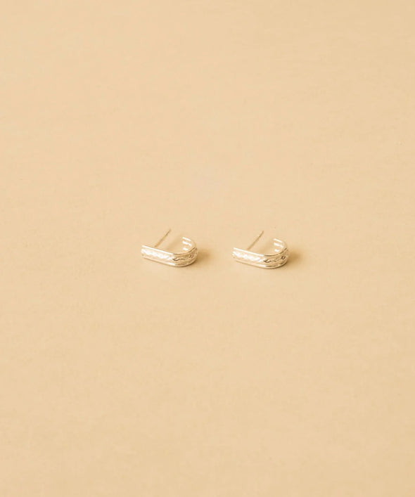 Hauban silver earrings