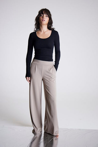 Pantalon Kate Long Wide fungi fibres recyclées