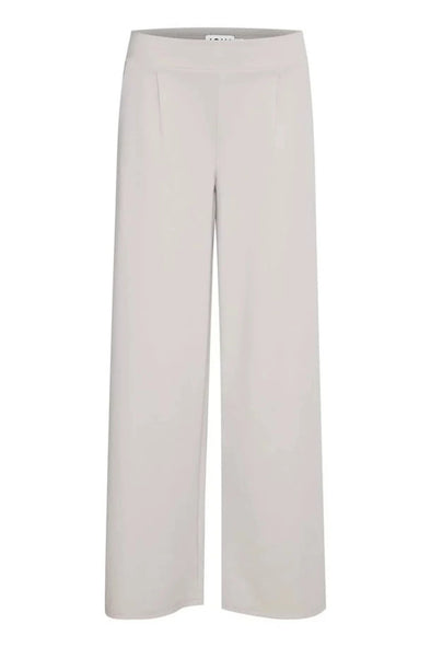 Kate Wide Crop Silver Gray recycled fiber pants