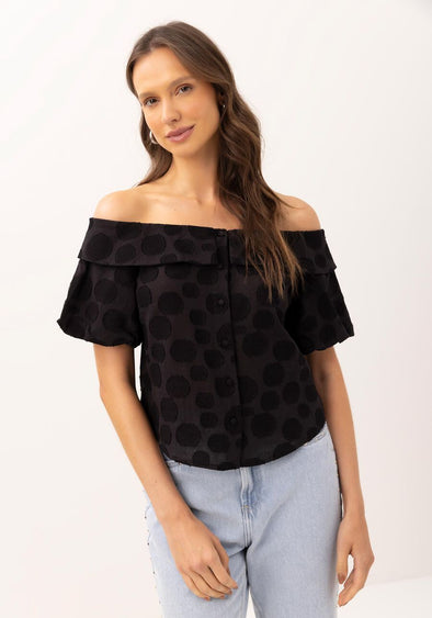 off-the-shoulder top
