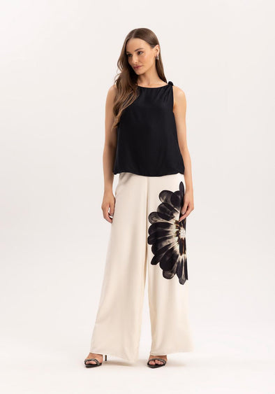 top with bow on shoulder