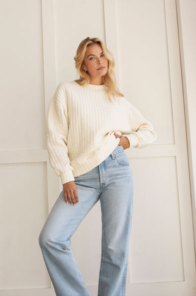 Rachel cream sweater