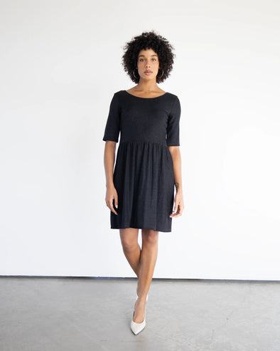 Robe Ample Smith scintillant noir