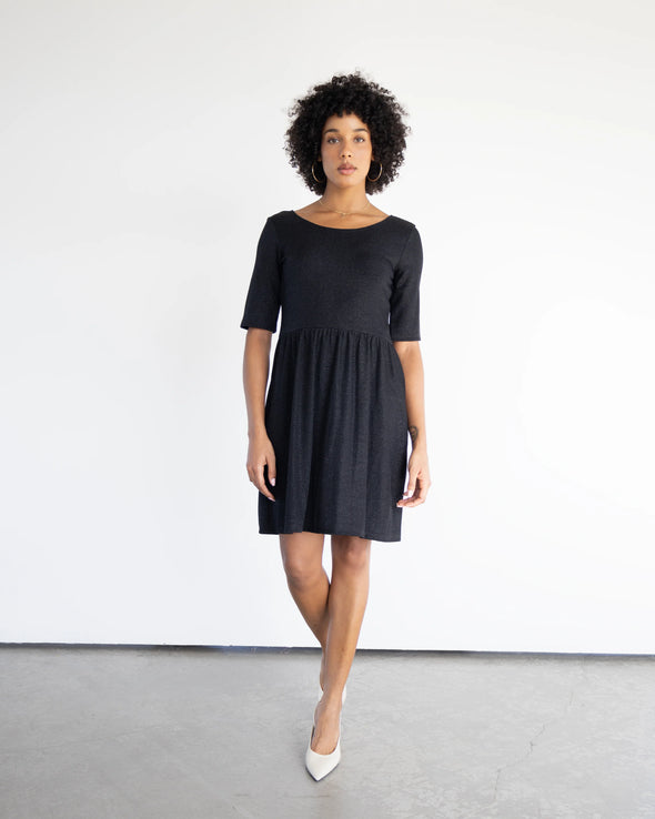 Black glittering Smith Ample dress