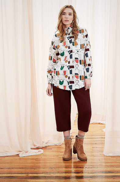 Wilfred burgundy pants