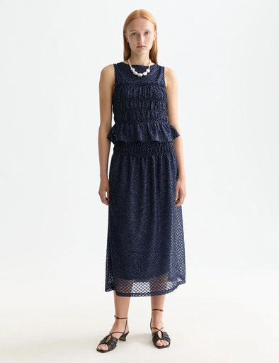 Débardeur à smocks