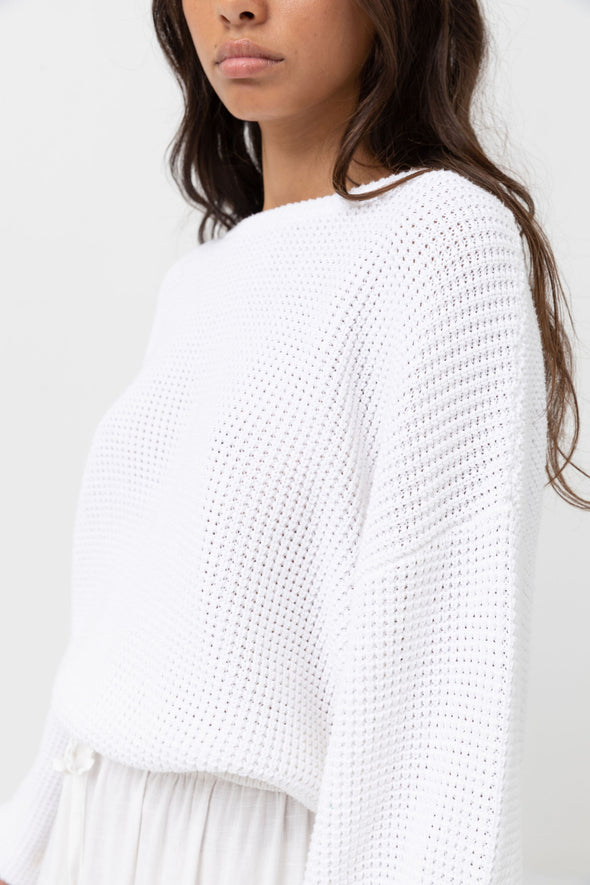 Tricot classique blanc