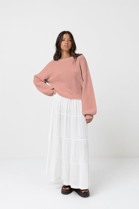 Tricot classique rose