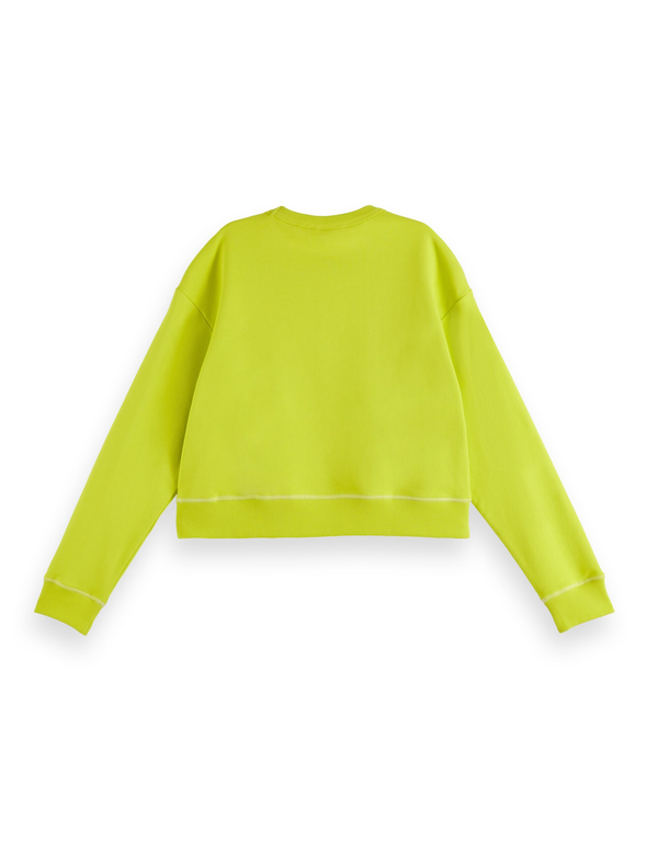lemon yellow sweatshirt
