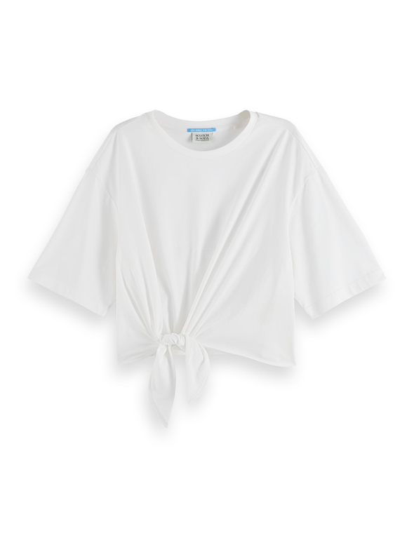 Chandail noué blanc