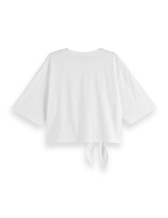 Chandail noué blanc