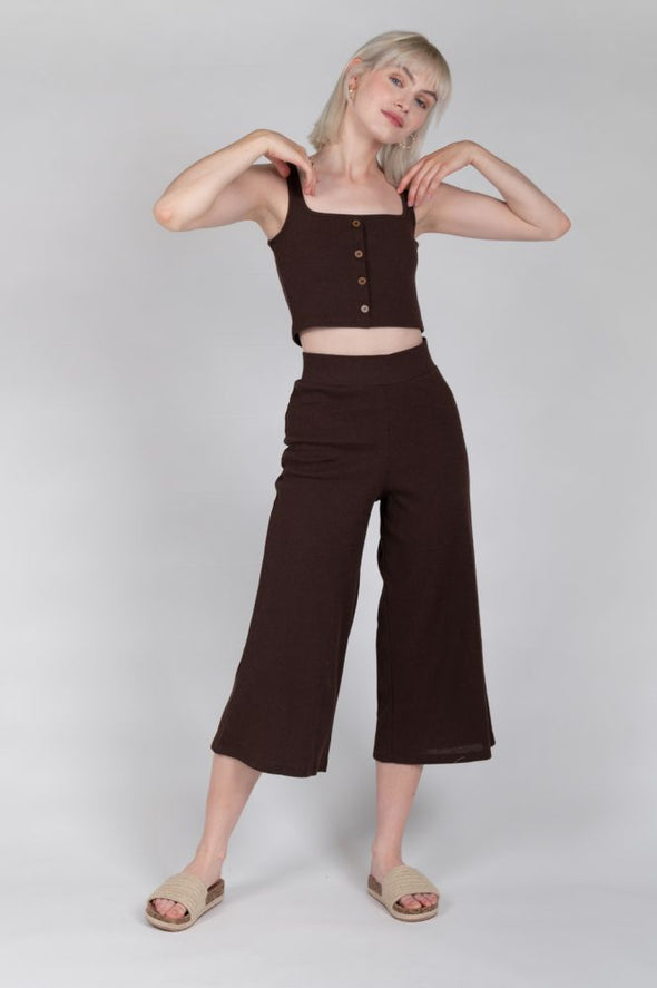crop top brun
