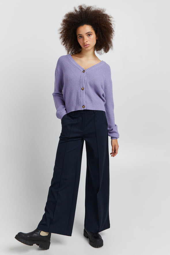 Kate Office Wide total eclipse recycled fiber pants