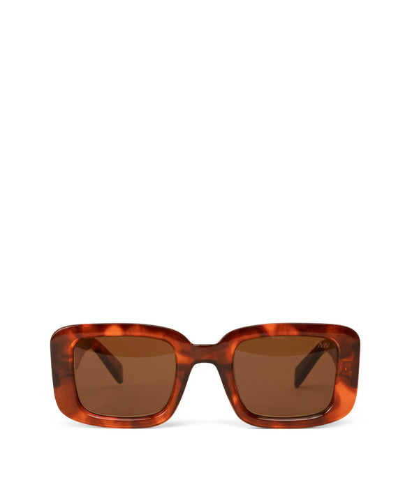EMA-2 recycled chili print/brown sunglasses