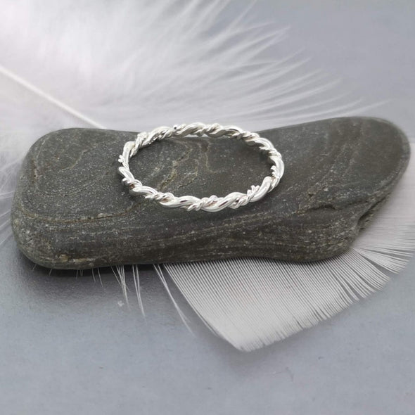 bague triple fil argent sterling