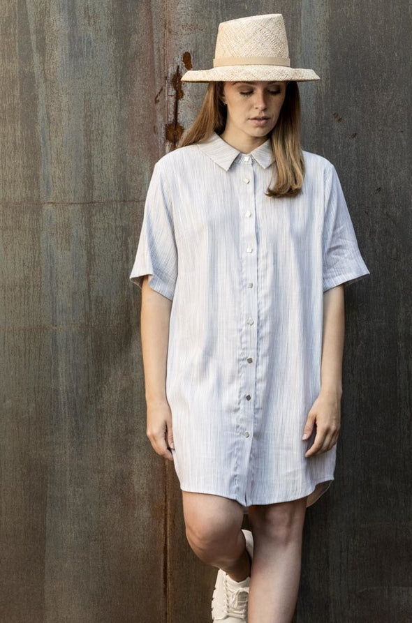 Robe chemise Atlantica lignée